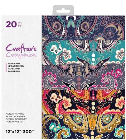 Paisley Pattern 12x12 Inch Paper Pad - Дизайнерски блок 30,5 х 30,5 см. 20 л. 300гр.