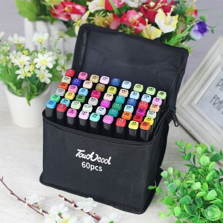 Touch Markers 60pc - Двувърхи алкохолни маркери 60цв 