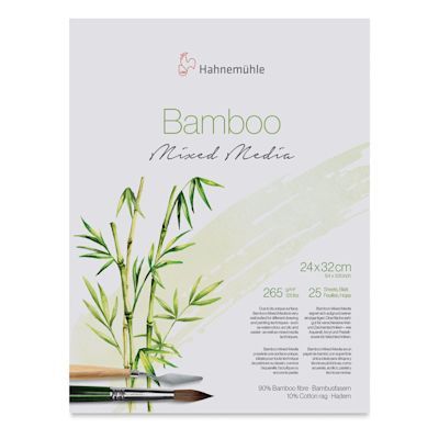 BAMBOO MIXED MEDIA BLOCK 265gsm 24x32 cm. 25 sheets