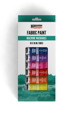 Fabric paint set 10 colors - Фини Текстилни бои 16мл / 10цв 