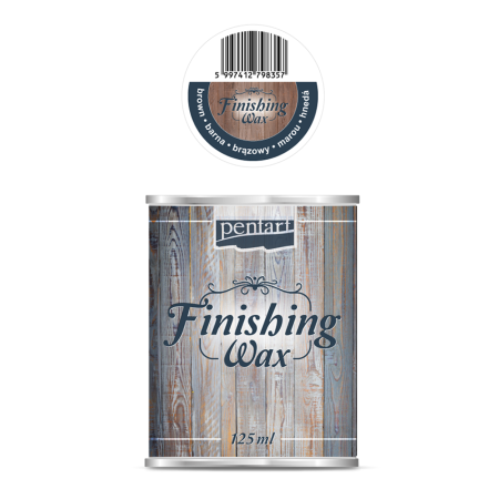 PENTART - Finishing wax 125 ml brown