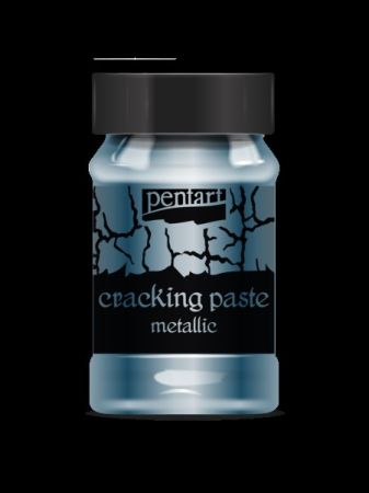 Cracking paste 100 ml silvery blue