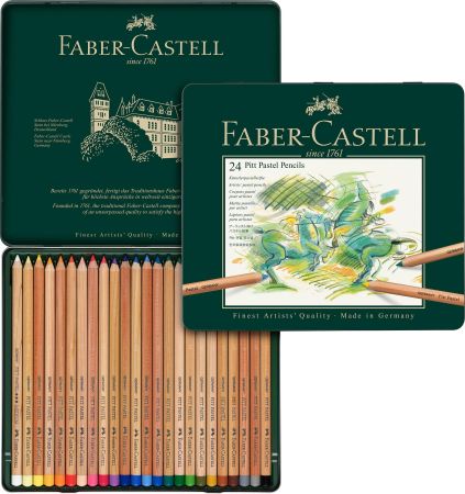 Faber-Castell Pitt Pastel - Професионални пастелни моливи - 24 цв.