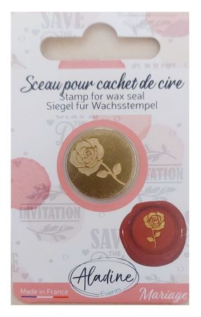 ALADINE METAL WAX SEAL - "ROSE"