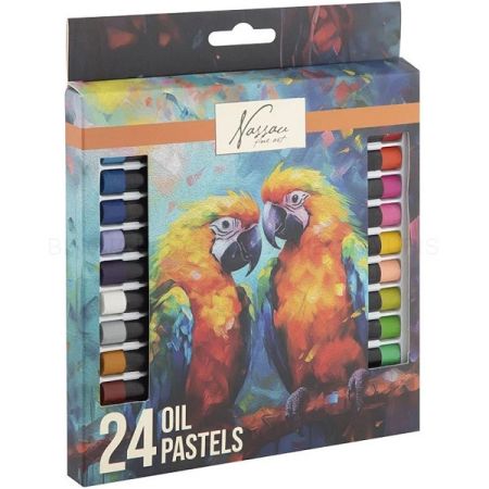 NASSAU OIL PASTELS 24