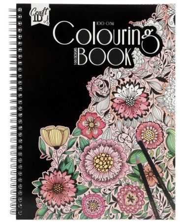 ANTI-STRESS COLOURING book 1 - арт книга за оцветяване 100 дизайна