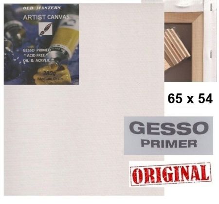 ARTIST CANVAS GESSO 65x54см - Грундирано платно на клинова подрамка