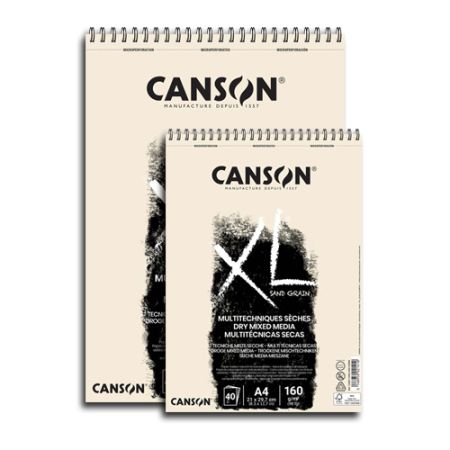 Canson XL Sand Grain Pads A3 160gsm - Natural