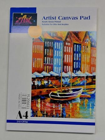 ART STUDIO CANVAS PAD  - Блок с Грундирано  ПЛАТНО A4 / 10бр