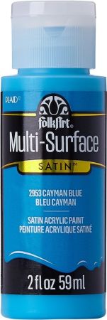 Multi-Surface Satin • Cayman Blue - Декорфин акрил за всякаква повърхност, 59мл.