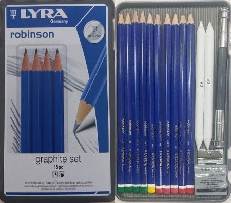 LYRA ROBINSON ART GRAPHITE SET 15pc