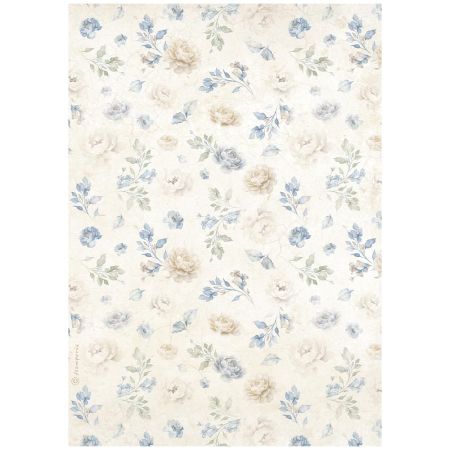 STAMPERIA - Timeless small flowers pattern - Оризова декупажна хартия A4
