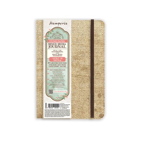 Create Happiness Journal - Mixed Media, Stone paper - Скицник "Stone paper" , твърди корици А5