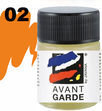 AVANTGARDE STEAM FIX - Боя за коприна с парна фиксация 50 мл. ORANGE