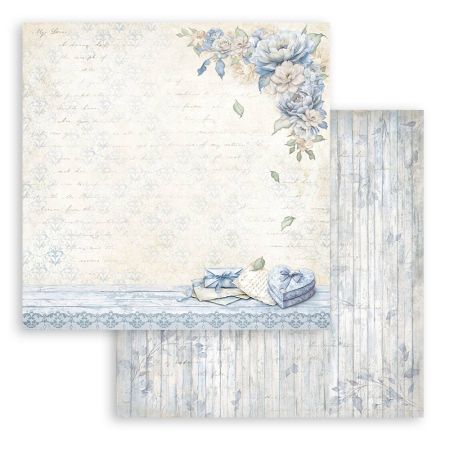 STAMPERIA, Timeless heart box - Дизайнерски скрапбукинг картон 30,5 х 30,5 см.