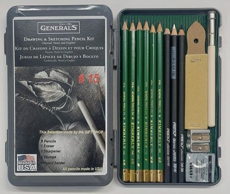 GENERALS DRAWING & SKETCHING PENCIL KIT - комплект моливи и пособия за графика и дизайн USA