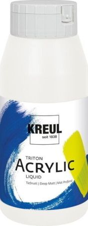 KREUL Triton Acrylic Liquid 750 ml - TITAN WHITE 