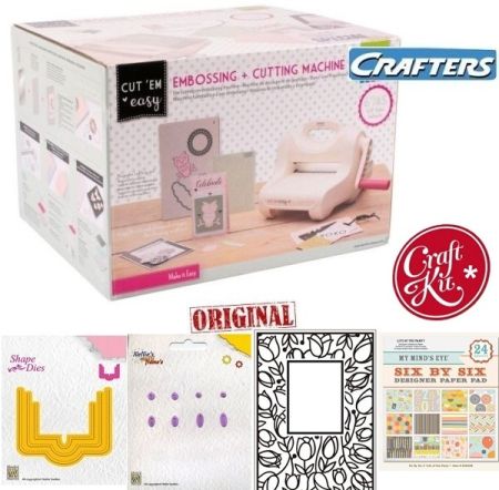# EASY CUT MACHINE  A5 KIT  - Машина за изрязване и релеф A5  + АКСЕСОАРИ