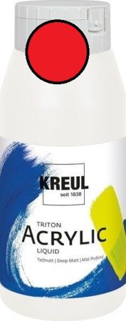 KREUL Triton Acrylic Liquid – Акрилна боя 750 ml - ФРАНКИШ ЧЕРВЕНО | Професионално качество
