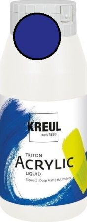 KREUL Triton Acrylic Liquid 750 ml - PHTHALO BLUE