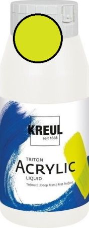 KREUL Triton Acrylic Liquid – Акрилна боя 750 ml -  ЛАЙМ Професионално качество