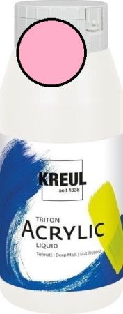 KREUL Triton Acrylic Liquid – Акрилна боя 750 ml - СВЕТЛА РОЗА   Професионално качество