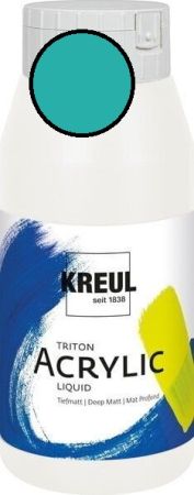 KREUL Triton Acrylic Liquid – Акрилна боя 750 ml - КОБАЛТ  ТЮРКОАЗ   Професионално качество
