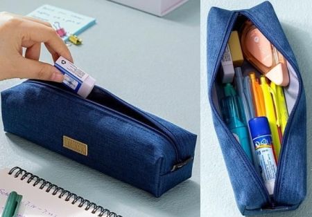 Несесер за графични пособия и аксесоари DARK BLUE