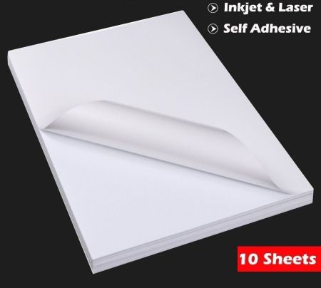 Self adhesive paper A4 10