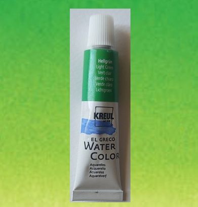 ELGRECO WATERCOLOUR 12ml tube LIGHT GREEN