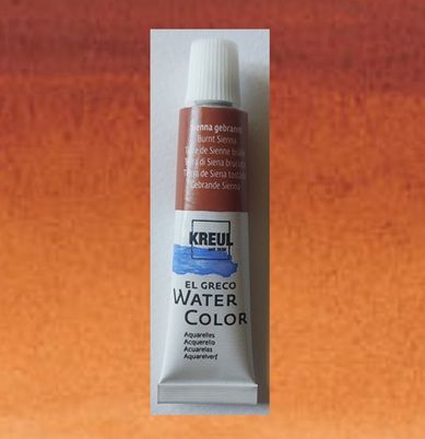 ELGRECO WATERCOLOUR 12ml tube BURNT SIENNA