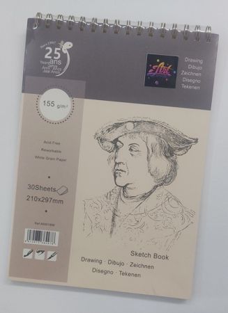 ART STUDIO  SKETCH DRAWING BOOK A4  155gsm - СКИЦНИК 30листа
