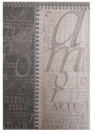 Calligraphy Pad A4 -  Калирафски блок спирала 50л / 130г ARTE