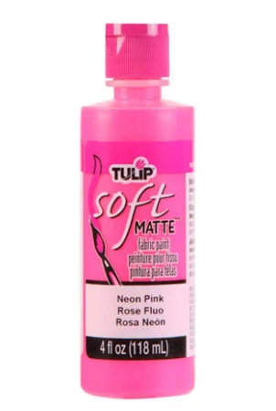 TULIP SOFT TEXTILE  NEON  PINK 118ml 