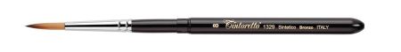 TINTORETTO Round brush, Bronze synthetic fibre 4