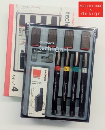  Technical Pen set ISOMARS 0.25 0.35 0.50 0.70