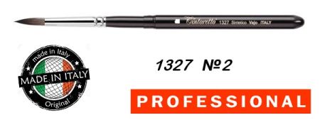 TINTORETTO Round brush, Bronze synthetic fibre 4