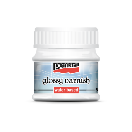PENTART - Glossy varnish, water based, 50 ml