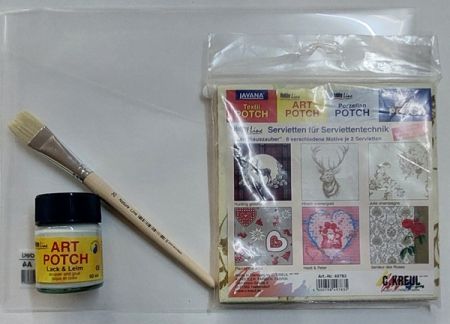 Комплект за декупаж със  салфетки 49783