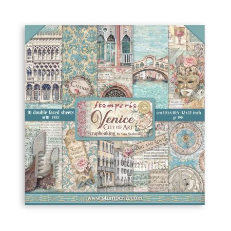SCRAPBOOKING PAD 10 SHEETS - Venice City of Art