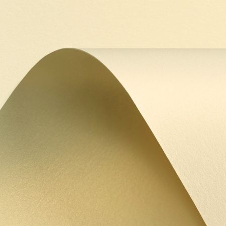 CURIOUS PEARL & DREAM - Двустранен перла-металик картон 300гр # A4 Бяло злато