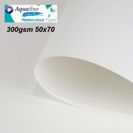 АКВАРЕЛНА ХАРТИЯ Aquafine Smooth 300g 50x70 cm    HP