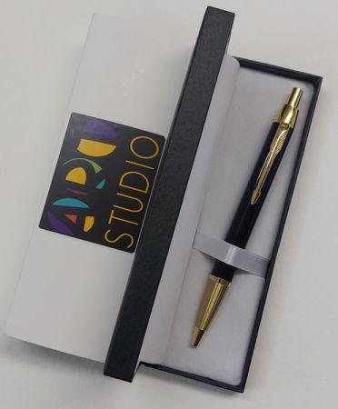 Химикалка Art Studio DIPLOMAT Black Lacquer & gold