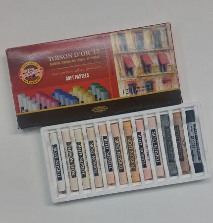 TOISON D'OR SOFT PASTELS 12 FLESH