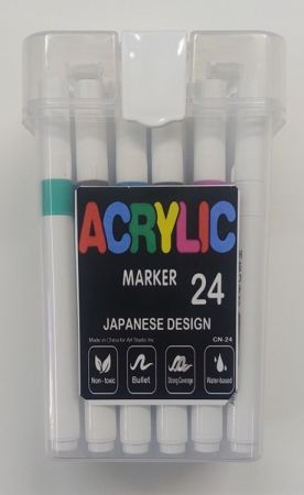 АКРИЛНИ маркери 24бр ART STUDIO SCHOOL MARKER SET