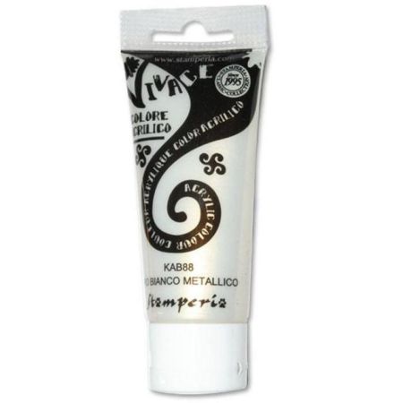 VIVACE ACRYLIC -  60 ml  / MMetallic white gold