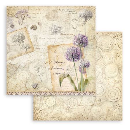 Дизайнерски скрапбукинг картон, All Around Allium, 30,5 х 30,5 см.