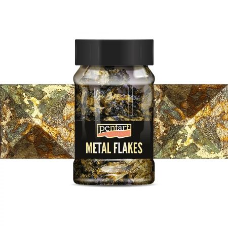 PENTART - Metal flakes M2