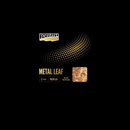 Metal Leaf - ВАРАК  5 листа пакет 14Х14см - Горено Злато