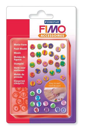 Молд за полимерна глина и смола FIMO Push Mould Alphabet & Numbers – Букви и Цифри